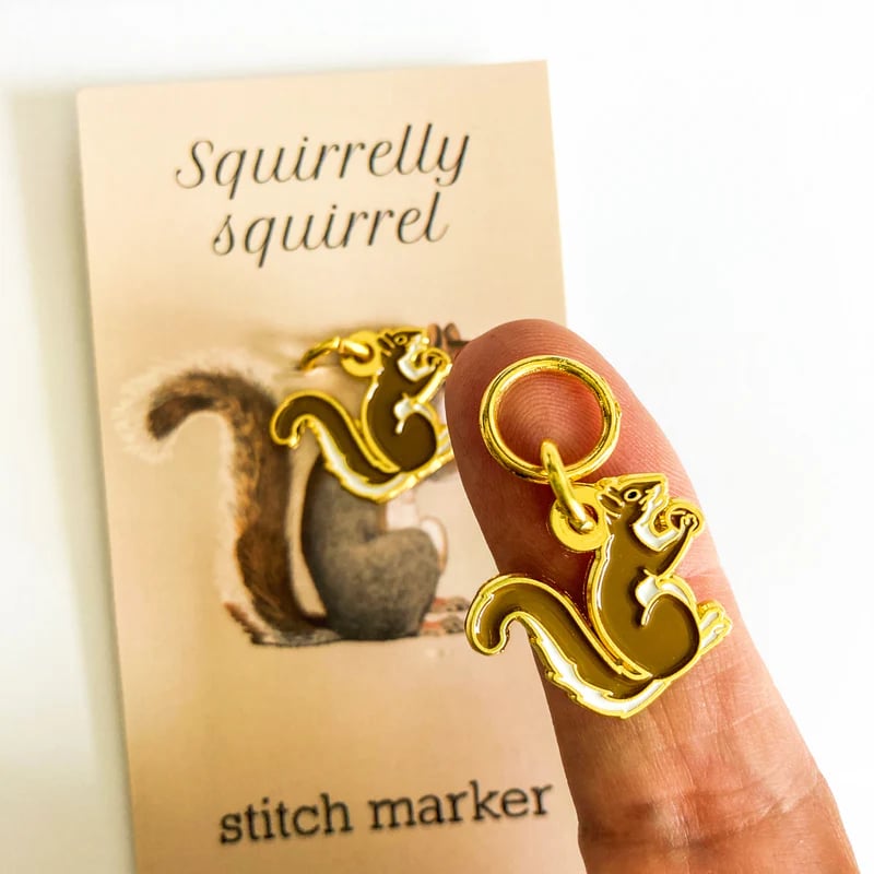 Image of Squirrel Stitch Marker