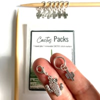 Image 2 of Cactus Stitch Markers