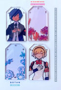 persona 3 protagonist & aigis layered charm