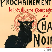 Image 2 of Le Chat noir | Théophile Alexandre Steinlen - 1896 | Event Poster | Vintage Poster