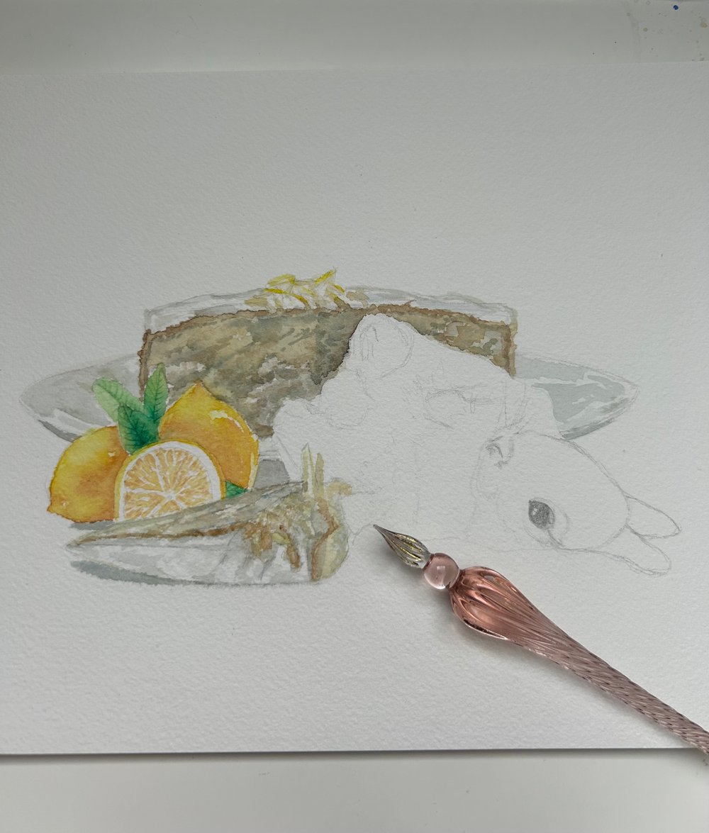 Image of Lemon Drizzle Bunny Original A4