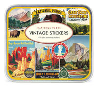 Image 1 of Cavallini & Co. National Parks Vintage Style Assorted Sticker Set  