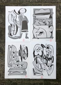 Triple Trouble (black Riso prints) 