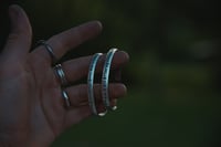 Image 3 of hand-stamped Free Spirit cuff (MTO)