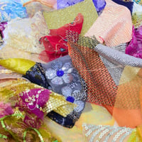 Image 3 of Sparkly Metallic Offcuts Craft Pack 50 Pieces