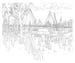 Image of Memorial to Timothy Baxter on Hungerford Bridge / Pencil drawing.