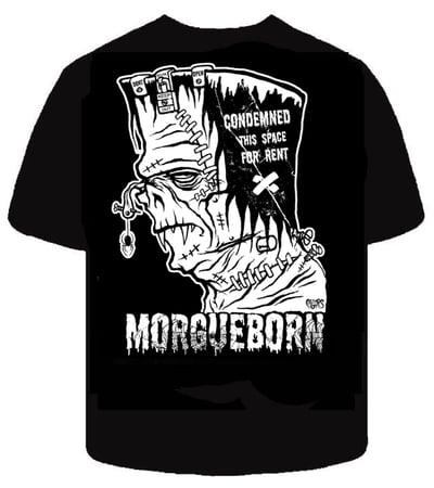 Image of MORGUEBORN - BLACK Mens shirt -few left 
