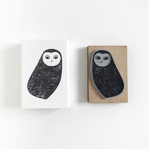 Image of Owl, mini stamp