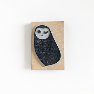 Image of Owl, mini stamp