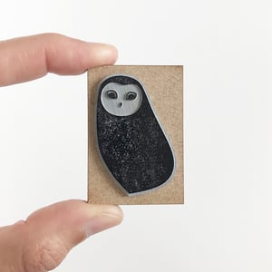 Image of Owl, mini stamp