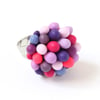 Color explosion ring - wearable art