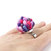 Color explosion ring - wearable art