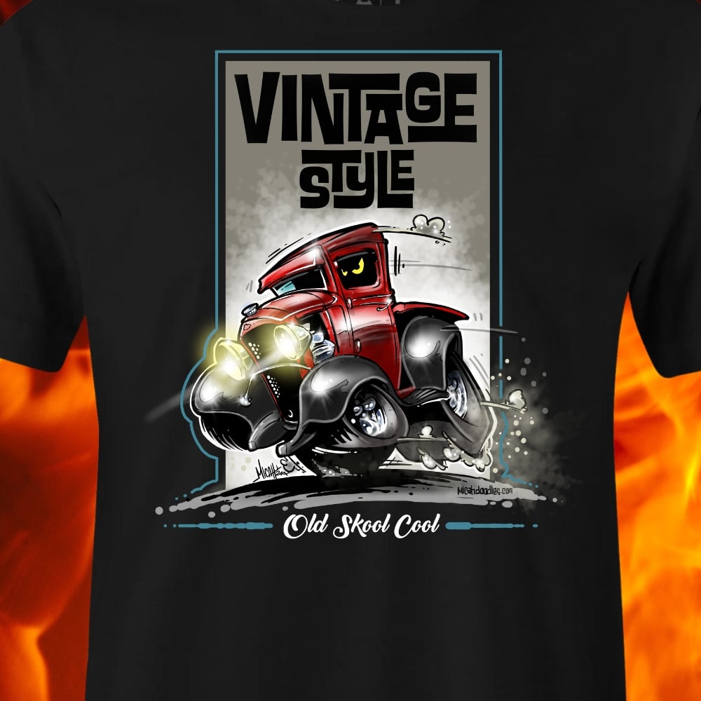 Image of Vintage Style Pickemup Truck