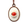 Evil eye pendant - wearable art