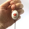 Evil eye pendant - wearable art