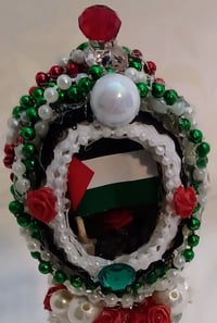 Image 1 of Palestinian Freedom Flag Collectable Egg 