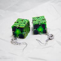 Image 3 of GLITCHED CUBE Earrings