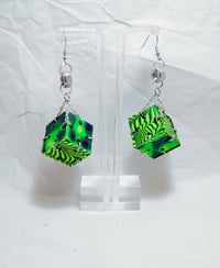 Image 1 of GLITCHED CUBE Earrings