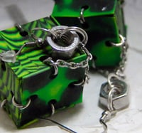 Image 4 of GLITCHED CUBE Earrings
