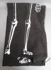 Image 2 of Vivienne Westwood Manifesto Propoganda black cotton canvas cross body bag