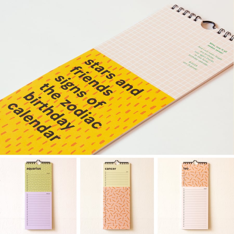 Image of Geburtstagskalender – nach Sternzeichen sortiert!