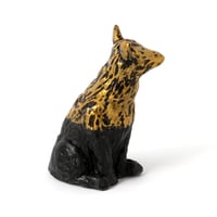 Image 3 of Golden wolf - sculpture
