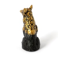 Image 4 of Golden wolf - sculpture