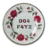 Image 1 of Eircode/Postcode on a plate (Ref. 663)