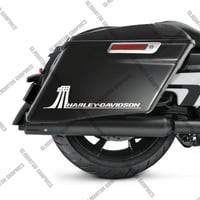 Image 1 of HD #1 Wide Body Saddlebag Decal