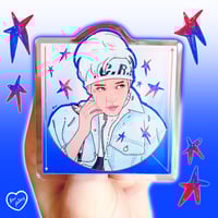 Image 1 of Taeyong The 7th Sense Acrylic Glitter Pin