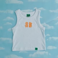 Image 2 of "Eyes" Logo Cropped Tank Top
