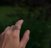 Image 2 of destello fire opal ring  (7.25)