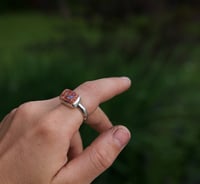 Image 1 of destello fire opal ring  (7.25)