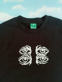 Image 4 of "Eyes" Logo Tee [B&W]