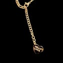 "Baby Dont Leave Me" Necklace GOLD