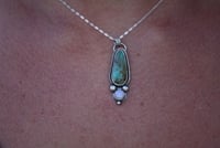 Image 1 of patagonia turquoise + lavender jade pendant