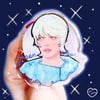 Taeyong Moon Tour Acrylic Glitter Pin