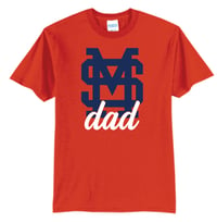 Image 1 of Mahomet Seymour Baseball Club Dad Shirt