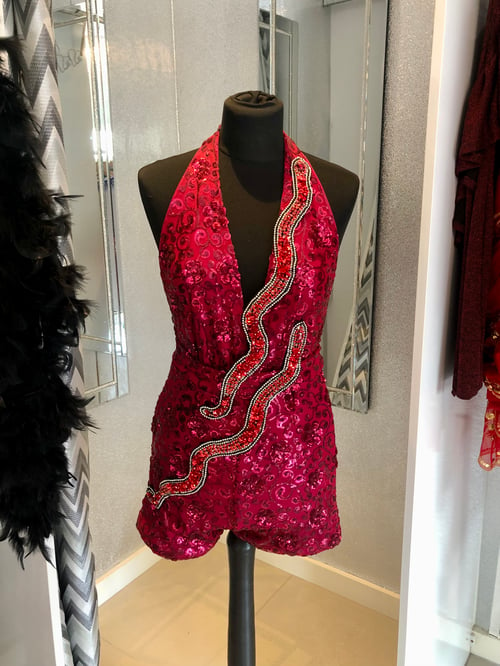 Image of Sequin Snakes Playsuit 