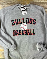 Image 1 of Bulldog Baseball Grunge 