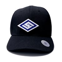 Image 3 of BASEBALL LOGO CAP BLACK