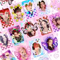 Image 2 of Butterfly Wing Double Sided Acrylic Photocard Holder