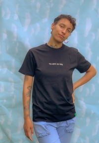 Image 3 of "The adults are lying." Tee