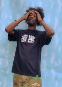 Image 1 of "Eyes" Logo Tee [B&W]
