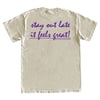 "Stay Out Late!" A Week in Paradise '24 Shirt