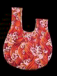 Image 4 of Japanese Hokusai Sea Waves Knot Bag 