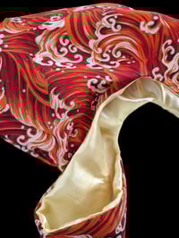 Image 1 of Japanese Hokusai Sea Waves Knot Bag 