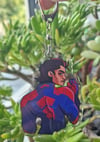 Mean Spider Acrylic Keychain