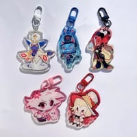 Image 1 of HAZBIN HOTEL& HELLUVA BOSS keychain 