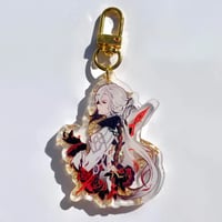 Image 1 of Genshin Impact: Arlecchino Gold foil charm (LIMITED)